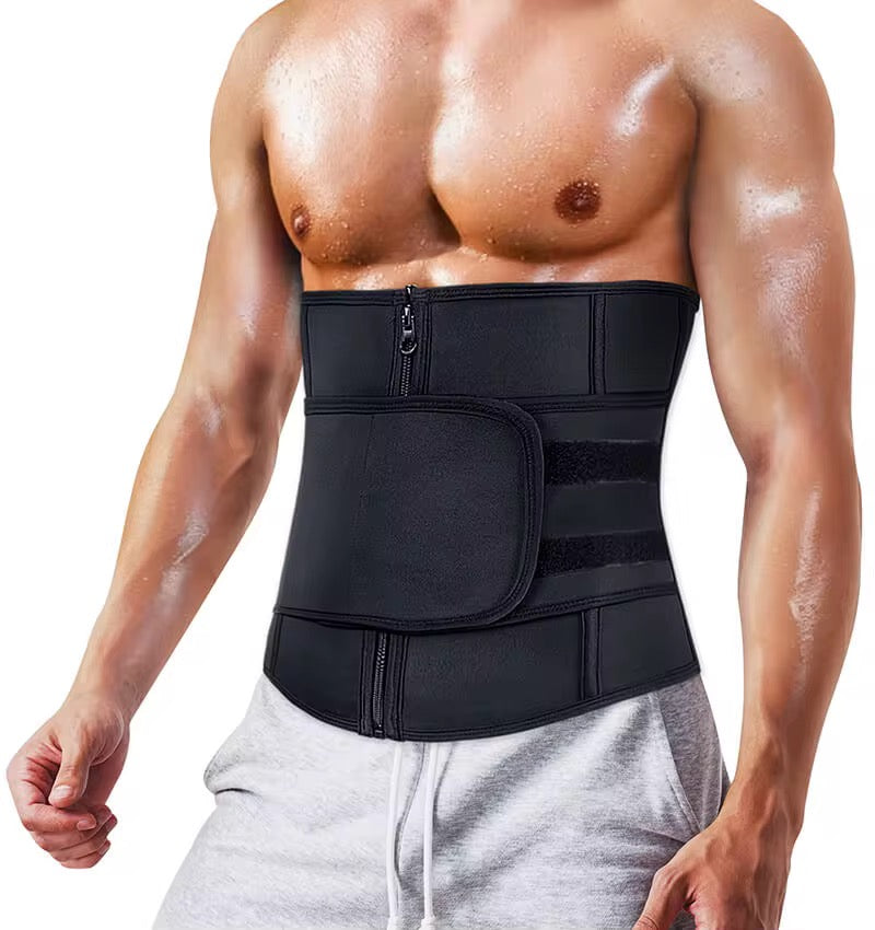 Gaine corset de sudation avec 2 bande
