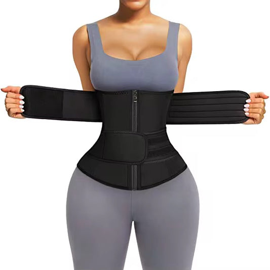 Gaine corset de sudation avec 2 bande