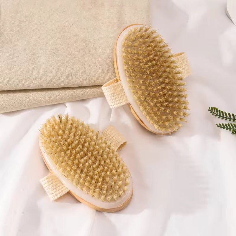 Brosse exfoliant a sec