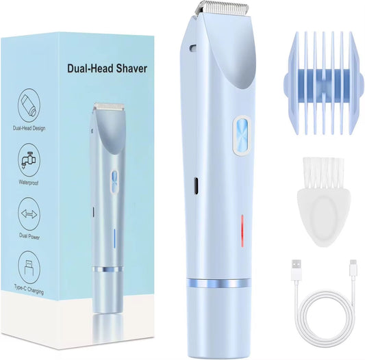 Tondeuse intime rechargeable 2en1