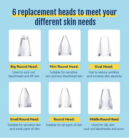 Aspirateur de graisse et comédon du visage rechargeable